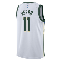Tyler Herro Milwaukee Bucks Basketball Jersey, White Swingman Sportswear Jersey Shirt, Sleeveless Athletic Tank Jersey, Casual Gift for Men