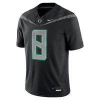 Oregon Ducks Football Jersey, Black Game Sportswear Jersey Shirt, Lightweight Breathable Athletic Jersey, Casual Gift for Men, Style 204654083