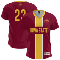 Iowa State Cyclones Soccer Jersey, Cardinal Fashion Sportswear Jersey Shirt, Lightweight Breathable Athletic Jersey, Casual Gift for Men