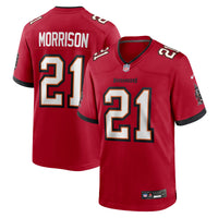 Benjamin Morrison Tampa Bay Buccaneers Football Jersey, Red Sportswear Jersey Shirt, Lightweight Breathable Athletic Jersey, Casual Gift for Men