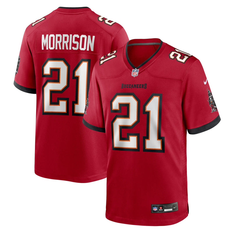 Benjamin Morrison Tampa Bay Buccaneers Football Jersey, Red Sportswear Jersey Shirt, Lightweight Breathable Athletic Jersey, Casual Gift for Men