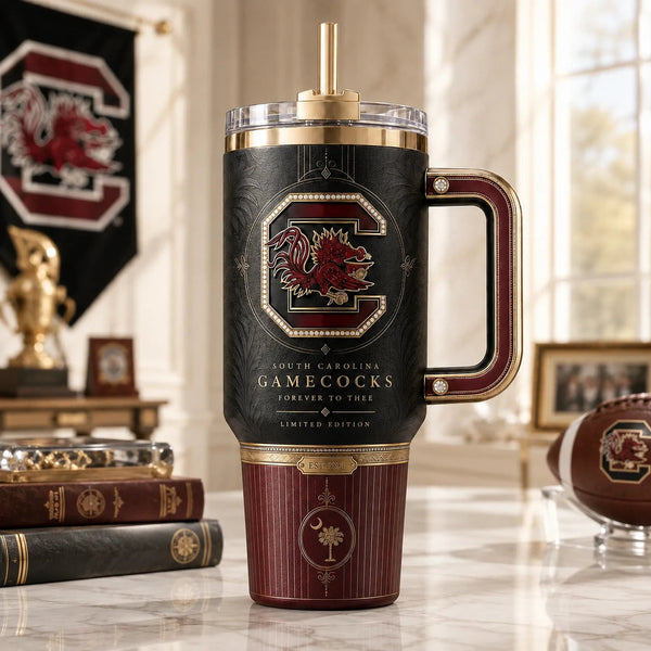 SC Heritage Crest - Garnet, Black and Gold Tumbler - main