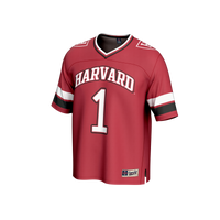 Harvard Crimson Football Jersey, Fashion Lightweight Sportswear Jersey Shirt, Lightweight Breathable Athletic Jersey, Casual Gift for Men