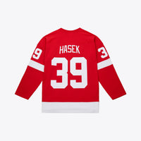 Dominik Hasek Detroit Red Wings Hockey Jersey, Hockey Sportswear Jersey Shirt, Long Sleeve Hockey Sweater Jersey, Casual Gift for Men