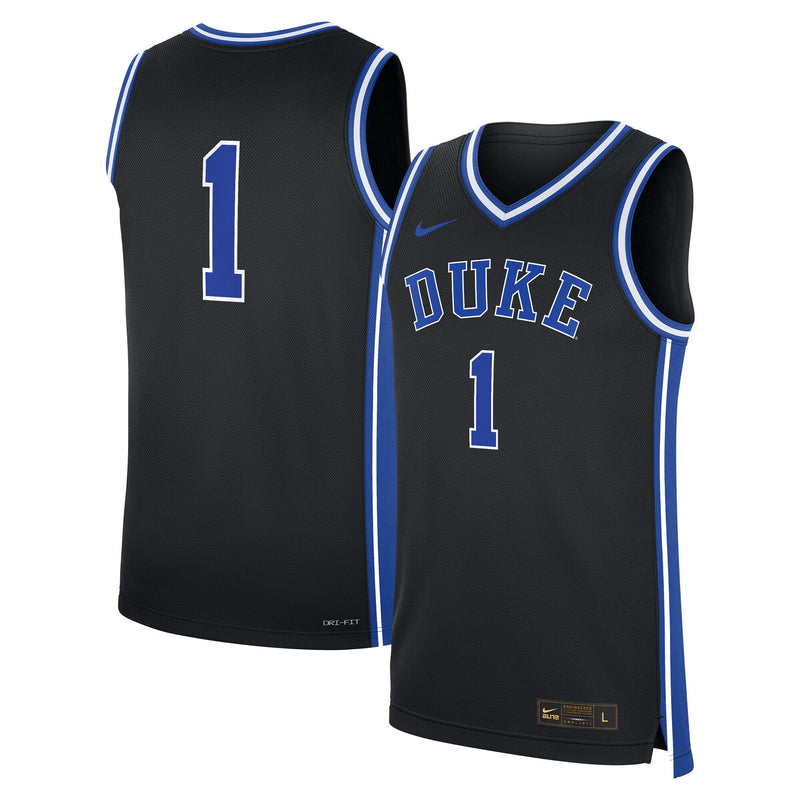 Duke Blue Devils Football Jersey, Black Replica Alternate Sportswear Jersey Shirt, Lightweight Breathable Athletic Jersey, Casual Gift for Men