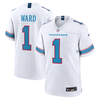 Cameron Ward Tennessee Titans Football Jersey, White Game Sportswear Jersey Shirt, Lightweight Breathable Athletic Jersey, Casual Gift for Men