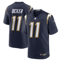 Cameron Dicker Los Angeles Chargers Football Jersey, Navy Sportswear Jersey Shirt, Lightweight Breathable Athletic Jersey, Casual Gift for Men
