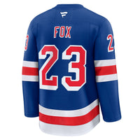 Adam Fox New York Rangers Hockey Jersey, Blue Premium Home Sportswear Jersey Shirt, Long Sleeve Hockey Sweater Jersey, Casual Gift for Men