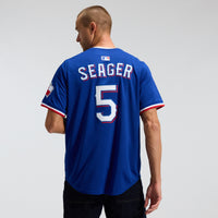 Corey Seager Texas Rangers Baseball Jersey, Royal Limited Sportswear Jersey Shirt, Lightweight Breathable Athletic Jersey, Casual Gift for Men