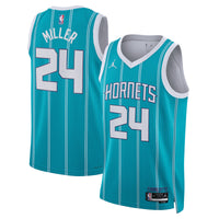 Brandon Miller Charlotte Hornets Basketball Jersey, Teal Swingman Sportswear Jersey Shirt, Sleeveless Athletic Tank Jersey, Casual Gift for Men