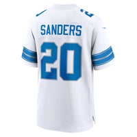 Barry Sanders Detroit Lions Football Jersey, White Game Sportswear Jersey Shirt, Lightweight Breathable Athletic Jersey, Casual Gift for Men