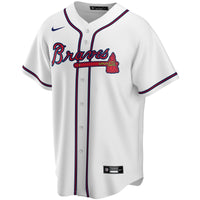 Atlanta Braves Baseball Jersey, White Sportswear Jersey Shirt, Lightweight Breathable Athletic Jersey, Casual Gift for Men, Style 3811556