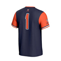Virginia Cavaliers Softball Jersey, Navy Fashion Sportswear Jersey Shirt, Lightweight Breathable Athletic Jersey, Casual Gift for Men