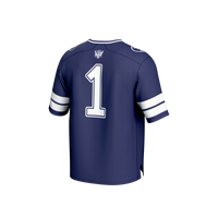 BYU Cougars Football Jersey, Navy Fashion Sportswear Jersey Shirt, Lightweight Breathable Athletic Jersey, Casual Gift for Men