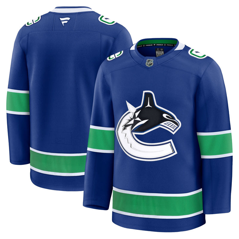 Vancouver Canucks Hockey Jersey, Blue Premium Sportswear Jersey Shirt, Long Sleeve Hockey Sweater Jersey, Casual Gift for Men, Style 202015734