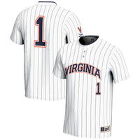 Virginia Cavaliers Softball Jersey, White Sportswear Jersey Shirt, Lightweight Breathable Athletic Jersey, Casual Gift for Men, Style 200146402