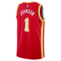 Jalen Johnson Atlanta Hawks Basketball Jersey, Red Swingman Sportswear Jersey Shirt, Sleeveless Athletic Tank Jersey, Casual Gift for Men
