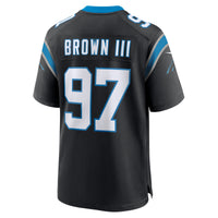 Bobby Brown III Carolina Panthers Football Jersey, Black Sportswear Jersey Shirt, Lightweight Breathable Athletic Jersey, Casual Gift for Men