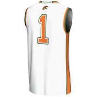 Florida A&M Rattlers Basketball Jersey, White Lightweight Sportswear Jersey Shirt, Sleeveless Athletic Tank Jersey, Casual Gift for Men