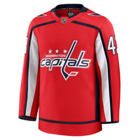 Tom Wilson Washington Capitals Hockey Jersey, Red Premium Home Sportswear Jersey Shirt, Long Sleeve Hockey Sweater Jersey, Casual Gift for Men