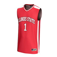Illinois State Redbirds Basketball Jersey, Red Fashion Lightweight Sportswear Jersey Shirt, Sleeveless Athletic Tank Jersey, Casual Gift for Men