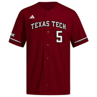 Texas Tech Red Raiders Baseball Jersey, Replica Sportswear Jersey Shirt, Lightweight Breathable Athletic Jersey, Casual Gift for Men