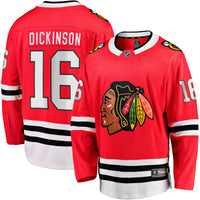 Jason Dickinson Chicago Blackhawks Hockey Jersey, Red Breakaway Sportswear Jersey Shirt, Long Sleeve Hockey Sweater Jersey, Casual Gift for Men