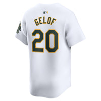 Zack Gelof Athletics Baseball Jersey, White Limited Home Sportswear Jersey Shirt, Lightweight Breathable Athletic Jersey, Casual Gift for Men