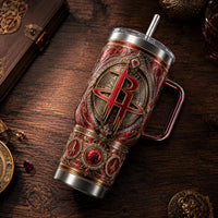 HOU Crimson Crest - Filigree, Gold and Quiet Confidence