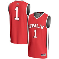 UNLV Rebels Basketball Jersey, Scarlet Lightweight Sportswear Jersey Shirt, Sleeveless Athletic Tank Jersey, Casual Gift for Men