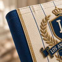LAD Heritage Crest - Cream, Royal Blue and Gold Tote
