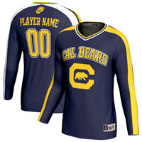 Cal Bears Volleyball Jersey, Navy Fashion Sportswear Jersey Shirt, Lightweight Breathable Athletic Jersey, Casual Gift for Men, Style 203494809