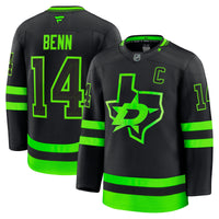 Jamie Benn Dallas Stars Hockey Jersey, Black Premium Alternate Sportswear Jersey Shirt, Long Sleeve Hockey Sweater Jersey, Casual Gift for Men