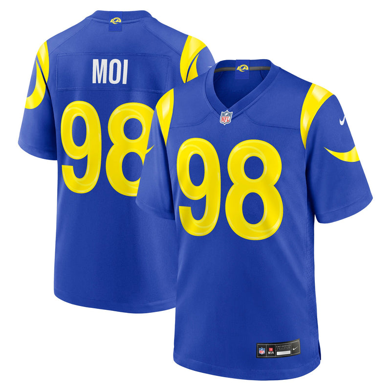 Jaxson Moi Los Angeles Rams Football Jersey, Royal Game Sportswear Jersey Shirt, Lightweight Breathable Athletic Jersey, Casual Gift for Men