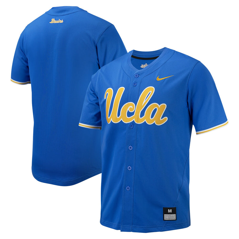UCLA Bruins Baseball Jersey, Blue Replica Sportswear Jersey Shirt, Lightweight Breathable Athletic Jersey, Casual Gift for Men