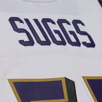Terrell Suggs Baltimore Ravens Football Jersey, White Sportswear Jersey Shirt, Lightweight Breathable Athletic Jersey, Casual Gift for Men