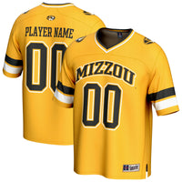 Missouri Tigers Football Jersey, Gold Fashion Sportswear Jersey Shirt, Lightweight Breathable Athletic Jersey, Casual Gift for Men
