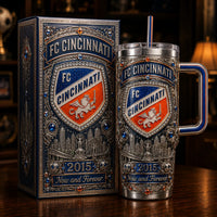 CIN Now and Forever - Ornate Crest Tumbler