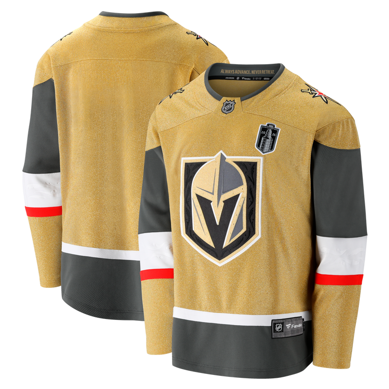 Vegas Golden Knights Hockey Jersey, Gold Sportswear Jersey Shirt, Long Sleeve Hockey Sweater Jersey, Casual Gift for Men, Style 204339748