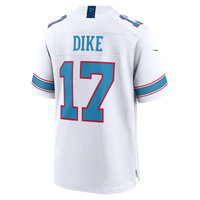 Chimere Dike Tennessee Titans Football Jersey, White Game Sportswear Jersey Shirt, Lightweight Breathable Athletic Jersey, Casual Gift for Men