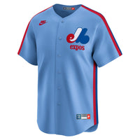 Montreal Expos Light Blue Cooperstown Collection Baseball Jersey, Sportswear Jersey Shirt, Lightweight Athletic Jersey, Casual Gift for Men