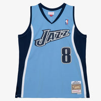 Utah Jazz Basketball Jersey, Columbia Blue Authentic Alternate Sportswear Jersey Shirt, Sleeveless Athletic Tank Jersey, Casual Gift for Men