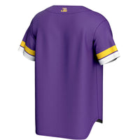 LSU Tigers Baseball Jersey, Purple Sportswear Jersey Shirt, Lightweight Breathable Athletic Jersey, Casual Gift for Men