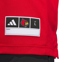Louisville Cardinals Football Jersey, Red Alternate Sportswear Jersey Shirt, Lightweight Breathable Athletic Jersey, Casual Gift for Men