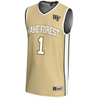 Wake Forest Demon Deacons Basketball Jersey, Gold Lightweight Sportswear Jersey Shirt, Sleeveless Athletic Tank Jersey, Casual Gift for Men