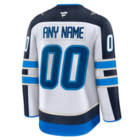 Winnipeg Jets Hockey Jersey, White Premium Away Sportswear Jersey Shirt, Long Sleeve Hockey Sweater Jersey, Casual Gift for Men, Style 202055740