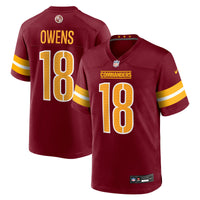 Tyler Owens Washington Commanders Football Jersey, Burgundy Sportswear Jersey Shirt, Lightweight Breathable Athletic Jersey, Casual Gift for Men