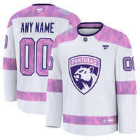 Florida Panthers Hockey Jersey, White Sportswear Jersey Shirt, Long Sleeve Hockey Sweater Jersey, Casual Gift for Men, Style 202532981
