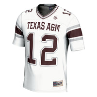 Texas A&M Aggies Football Jersey, White Fashion Lightweight Sportswear Jersey Shirt, Lightweight Breathable Athletic Jersey, Casual Gift for Men