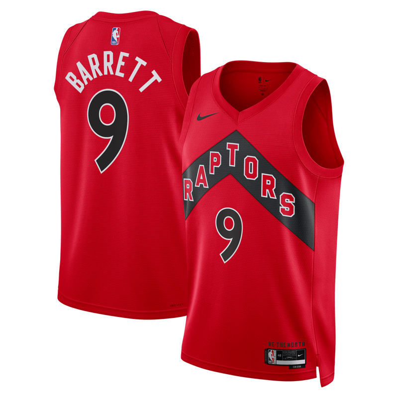 RJ Barrett Toronto Raptors Basketball Jersey, Red Swingman Sportswear Jersey Shirt, Sleeveless Athletic Tank Jersey, Casual Gift for Men